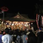 【御礼】10/29（土）八坂神社の秋まつりに納屋神輿（弐番神輿）展示。境内工事の完了を祝し、境内と祇園之洲公園内を渡御しました。